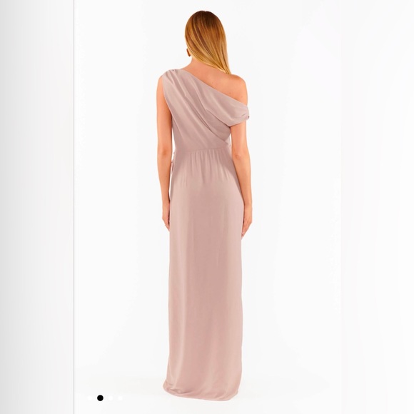 Show Me Your Mumu Jodie Dress Soft Beige Chiffon - Picture 2 of 4